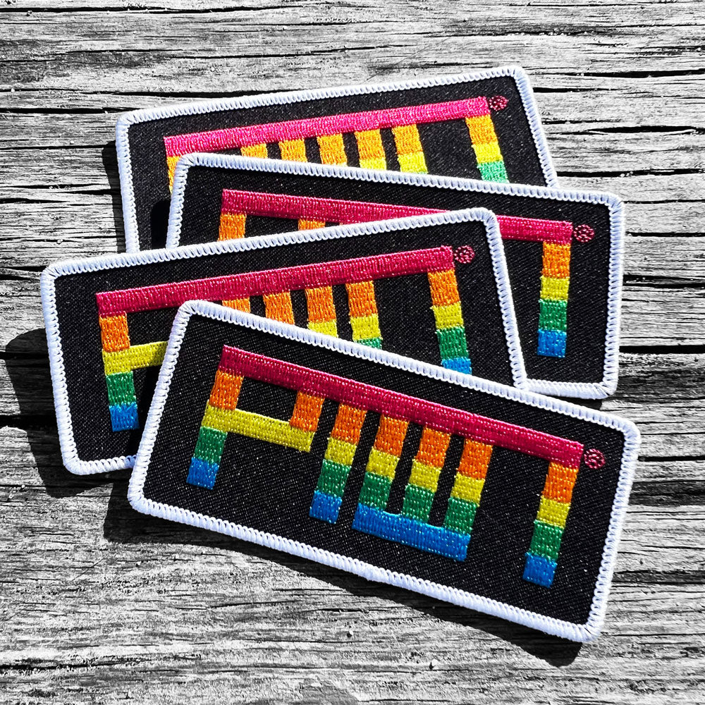 PTOWN / RAINBOW LOGO / EMBROIDERED PATCH - Patches