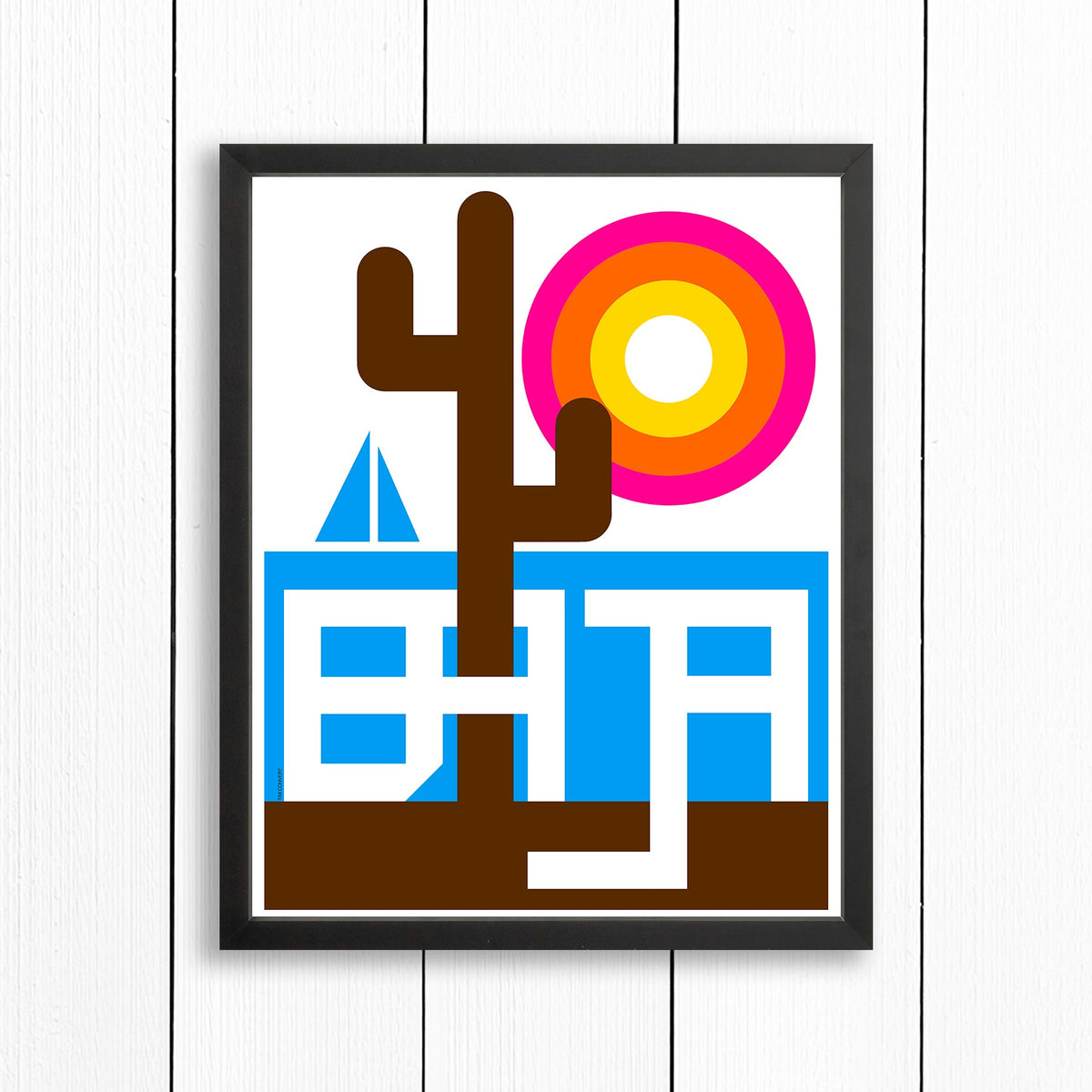 BAJA / PRINT COLOR / 16X20 / BLACK Artwork