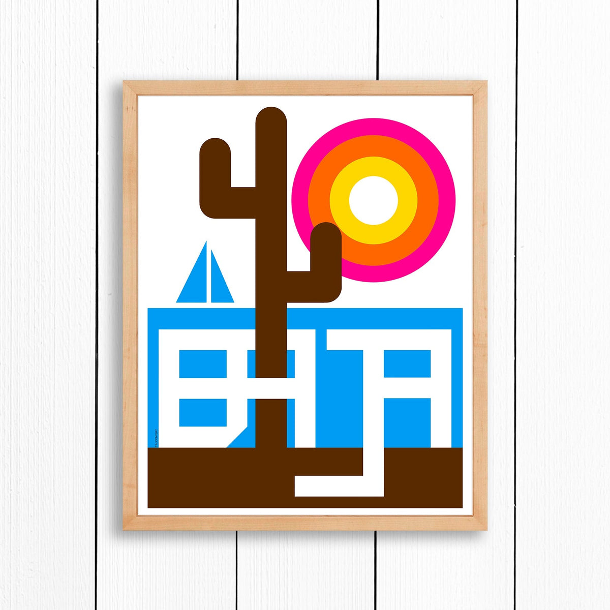 BAJA / PRINT COLOR / 16X20 / NATURAL Artwork