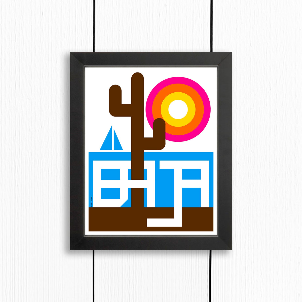 BAJA / PRINT COLOR / 8X10 / BLACK Artwork