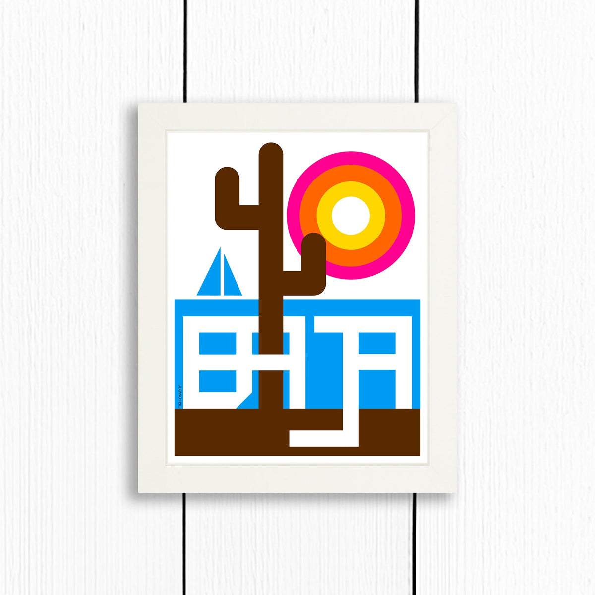 BAJA / PRINT COLOR / 8X10 / WHITE Artwork