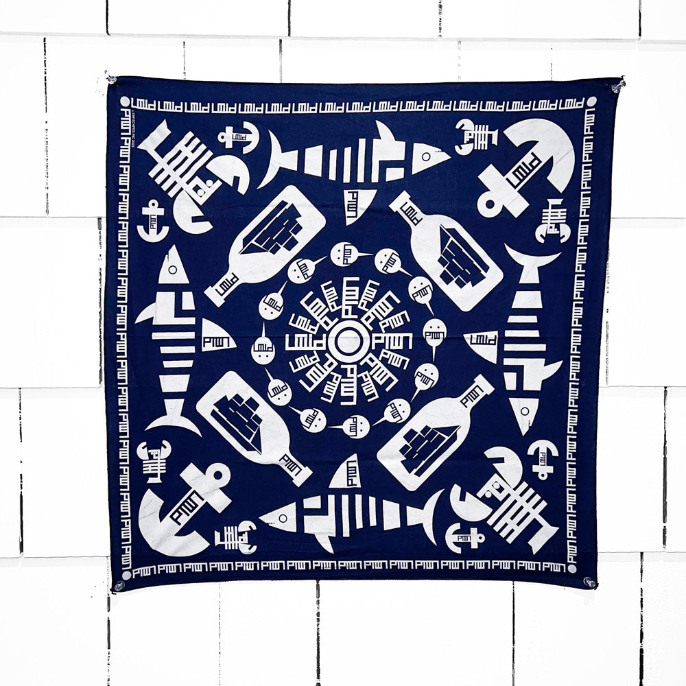 Bandana / Ptown Navy Bandana