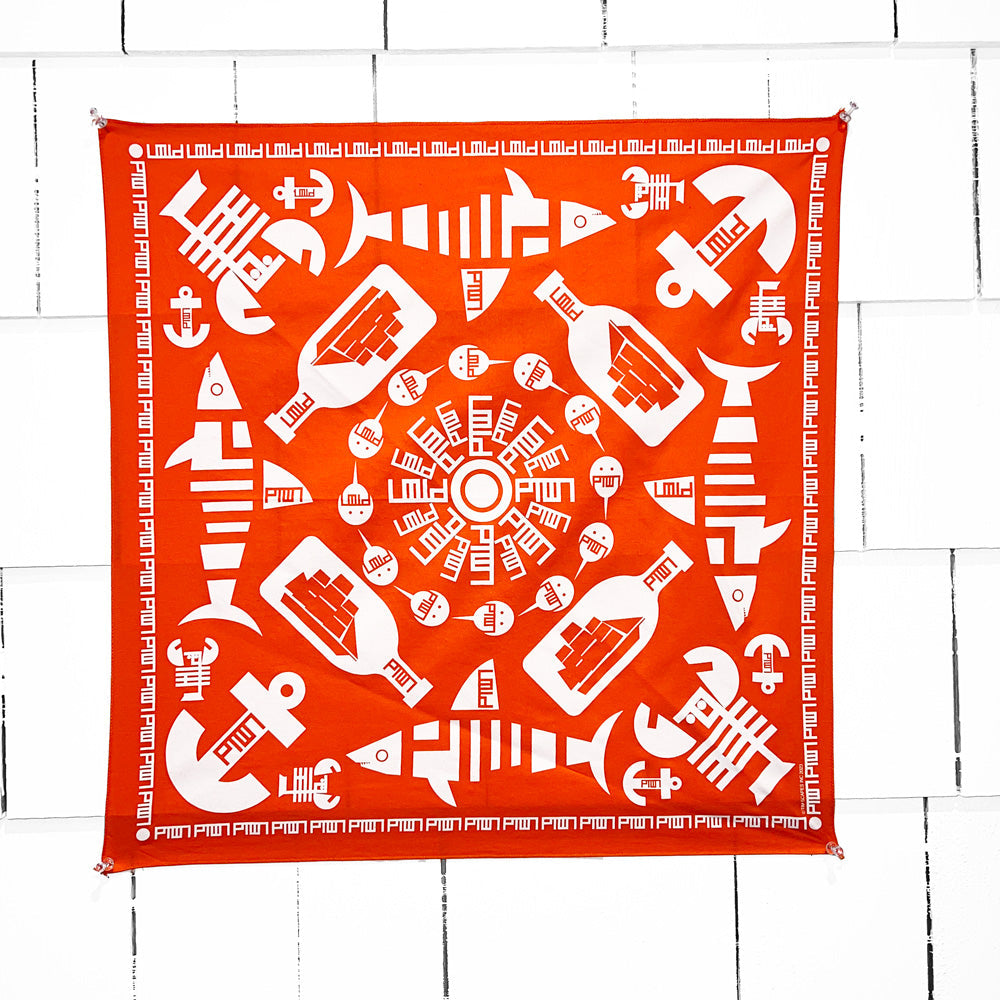Bandana / Ptown Orange Bandana