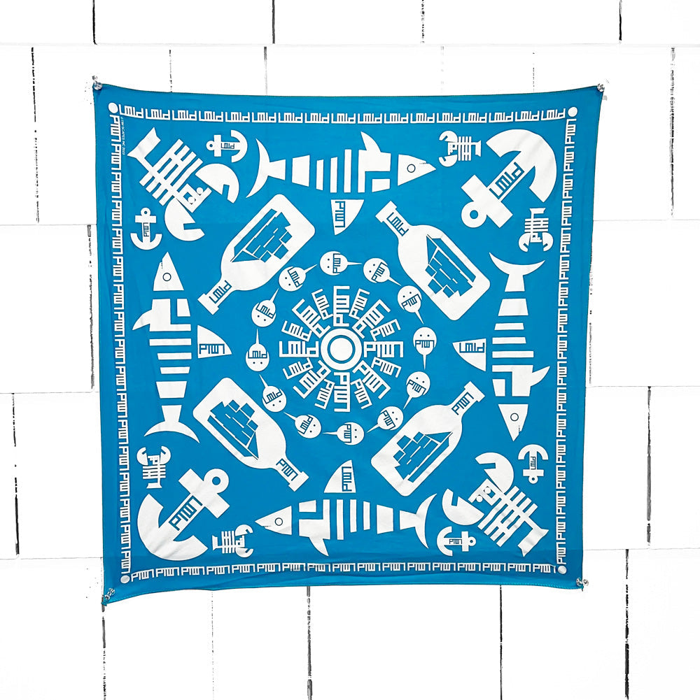 Bandana / Ptown Turquoise Bandana