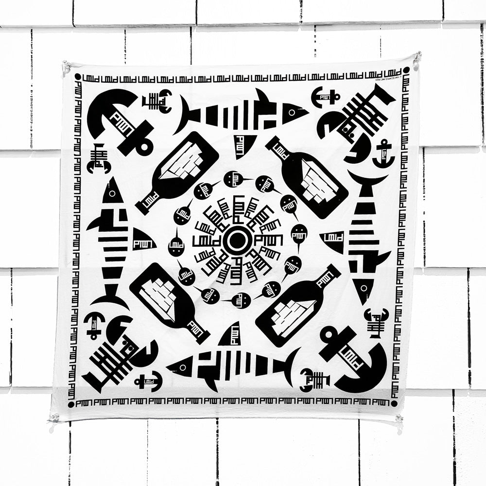 Bandana / Ptown White Bandana