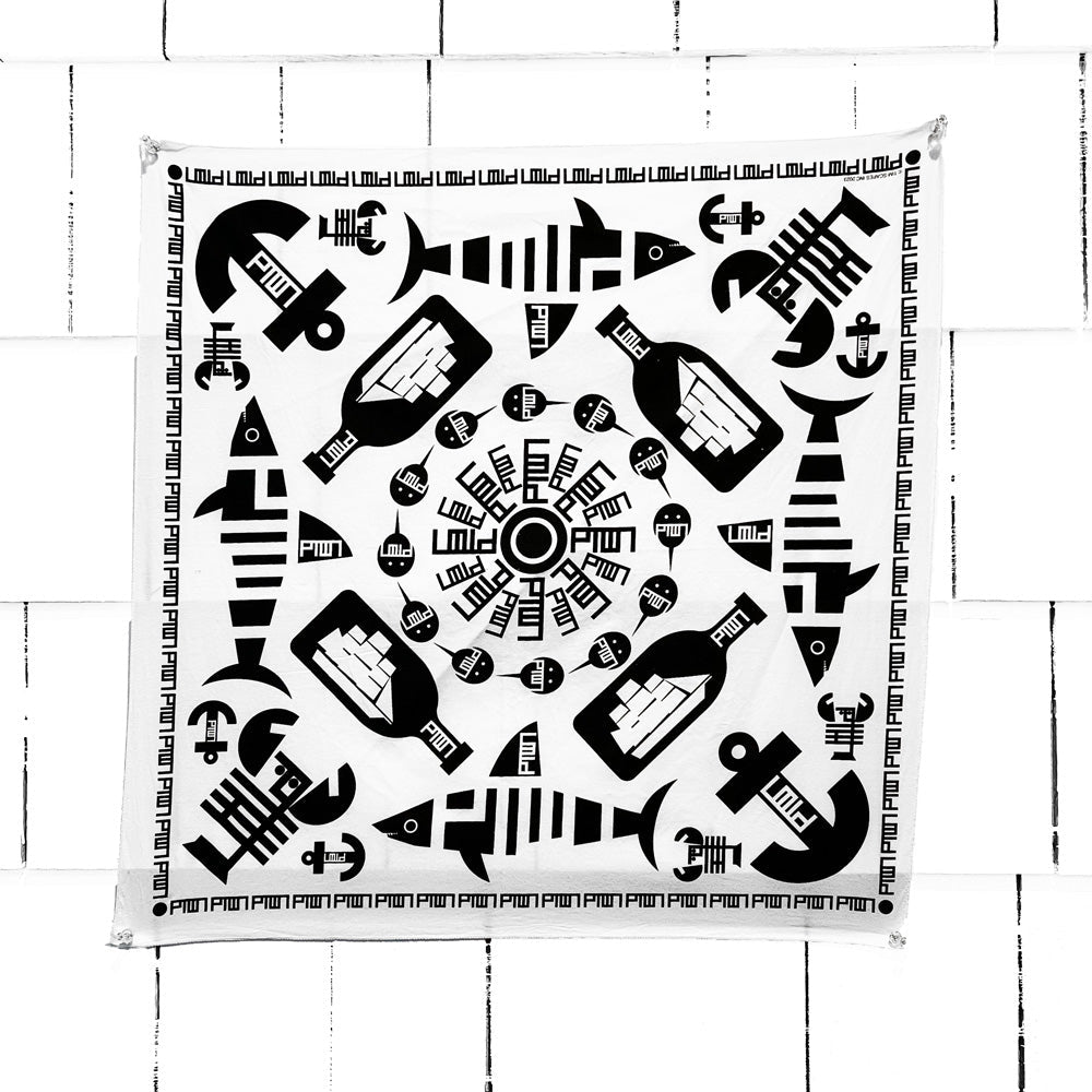 Bandana / Ptown White Bandana