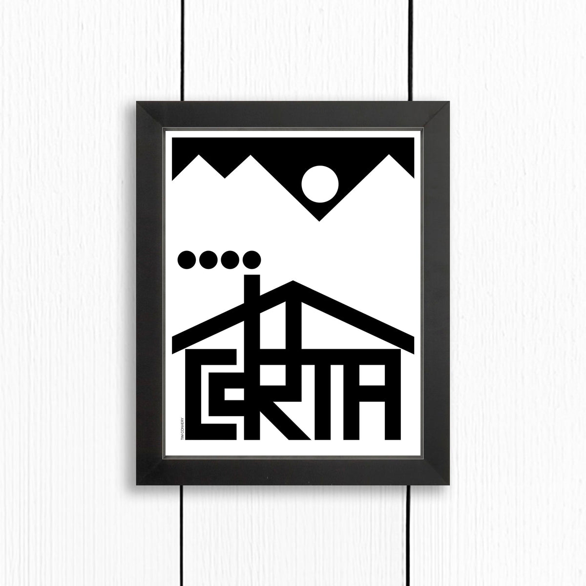 Cortina / Print Black + White 8X10 Artwork