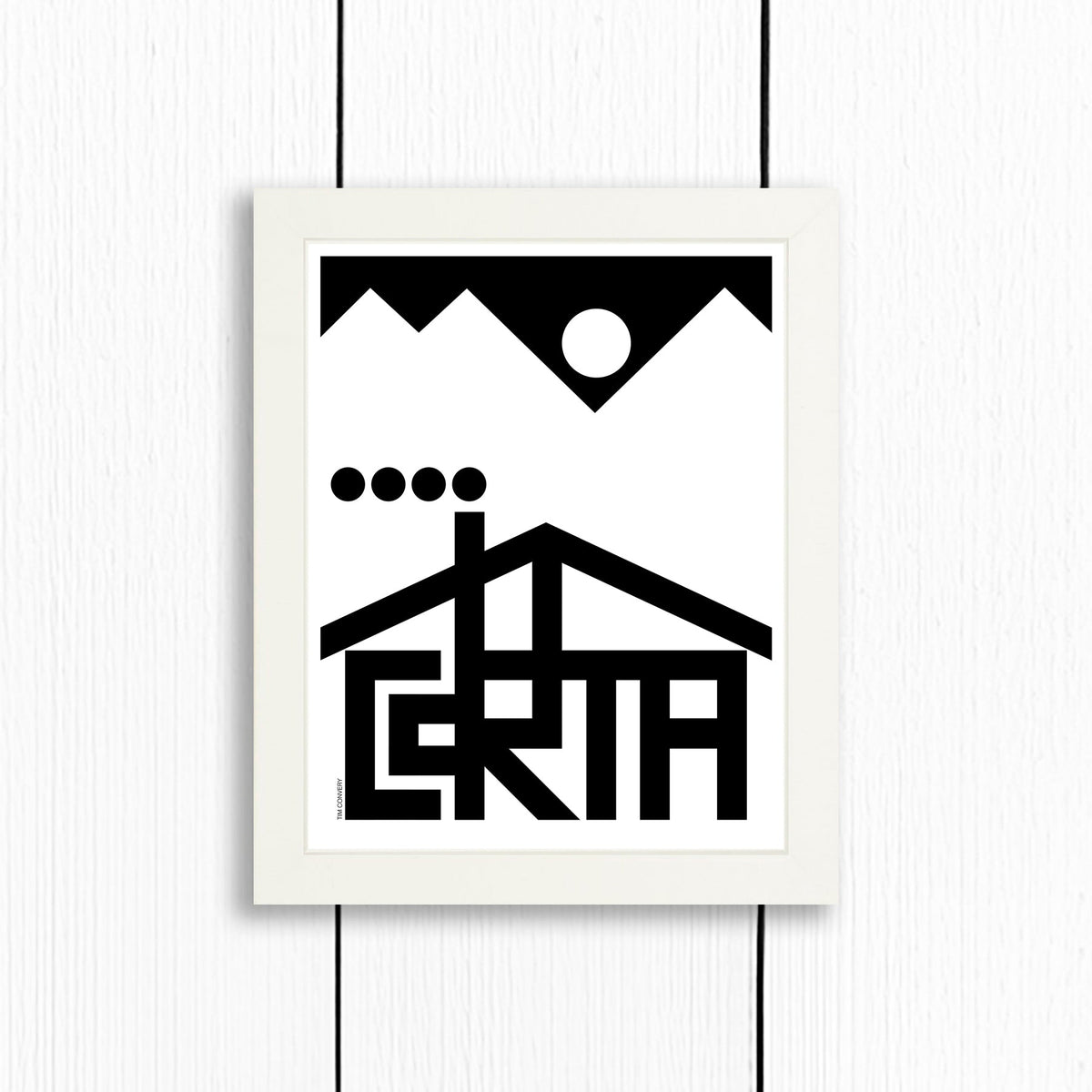 Cortina / Print Black + White 8X10 Artwork