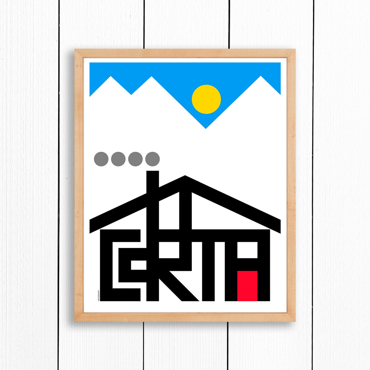 Cortina / Print Color 16X20 Natural Artwork