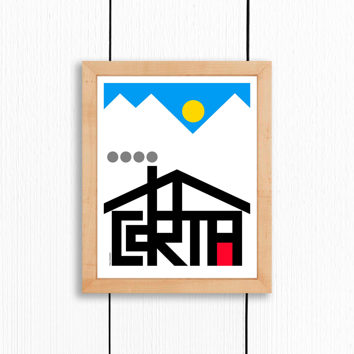 Cortina / Print Color 8X10 Natural Artwork