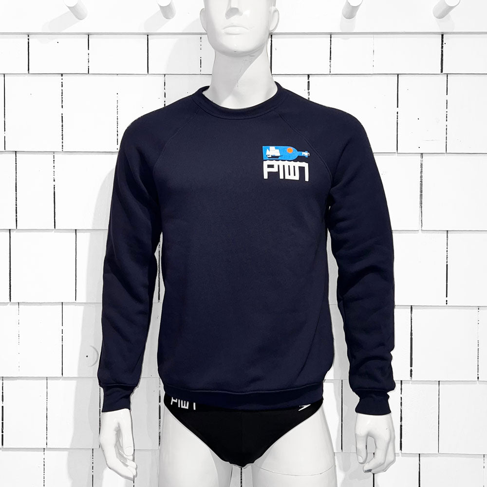 PTOWN / BOTTLE / CRW / NAVY - XS - Sweatshirt