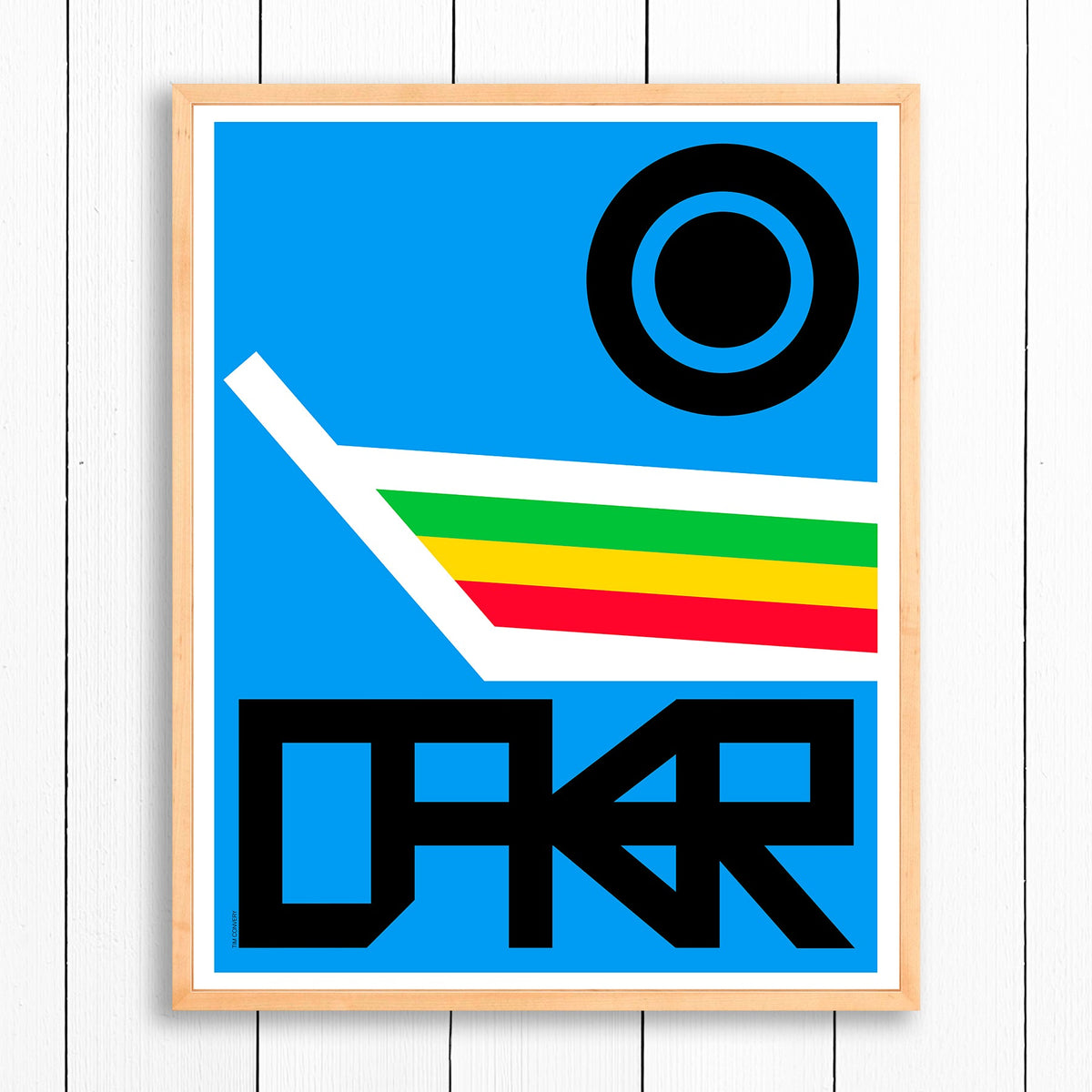Dakar / Print Color 24X30 Natural Artwork