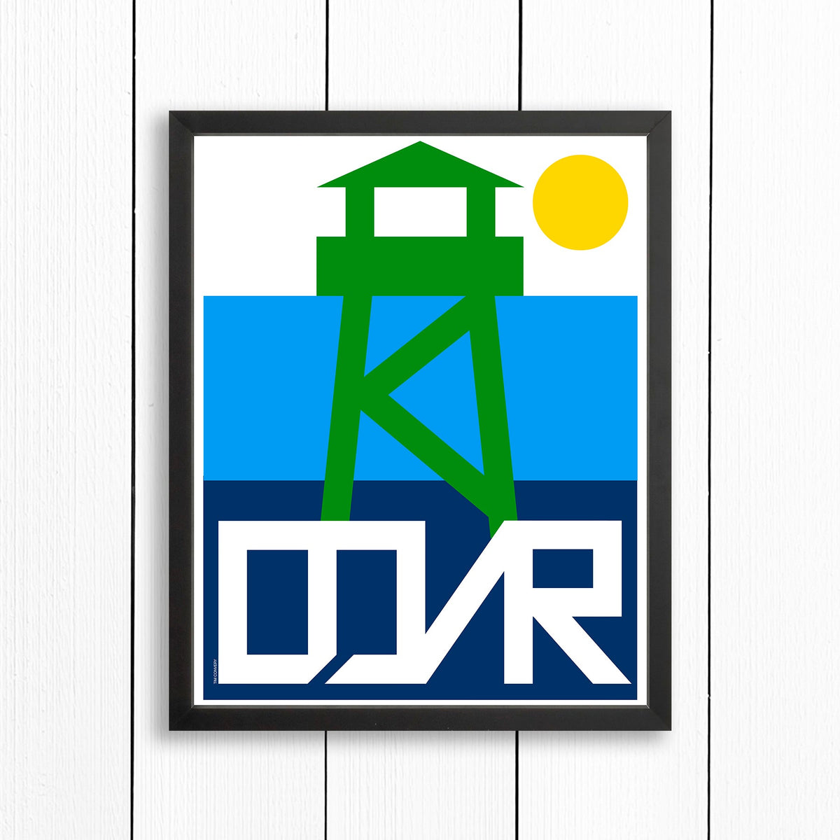 DOVER / PRINT COLOR / 16X20 / BLACK Artwork