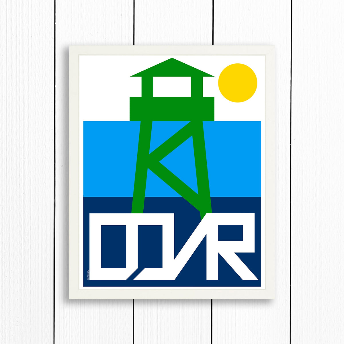 DOVER / PRINT COLOR / 16X20 / WHITE Artwork