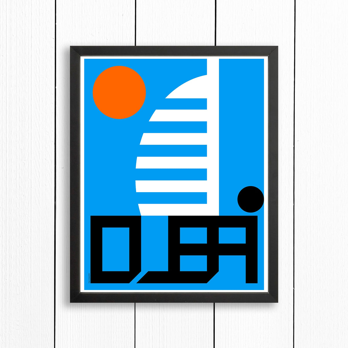 Dubai / Print Color 16X20 Black Artwork