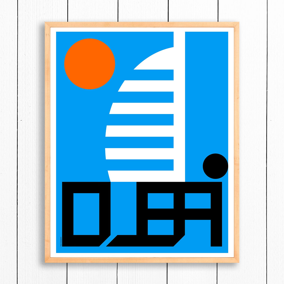 Dubai / Print Color 24X30 Natural Artwork