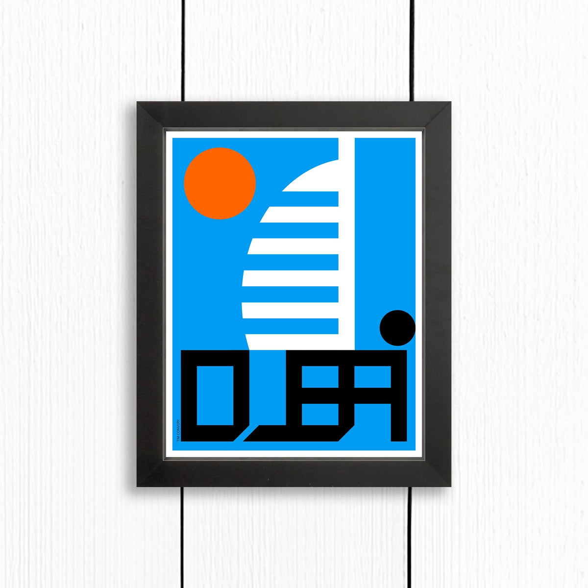 Dubai / Print Color 8X10 Black Artwork