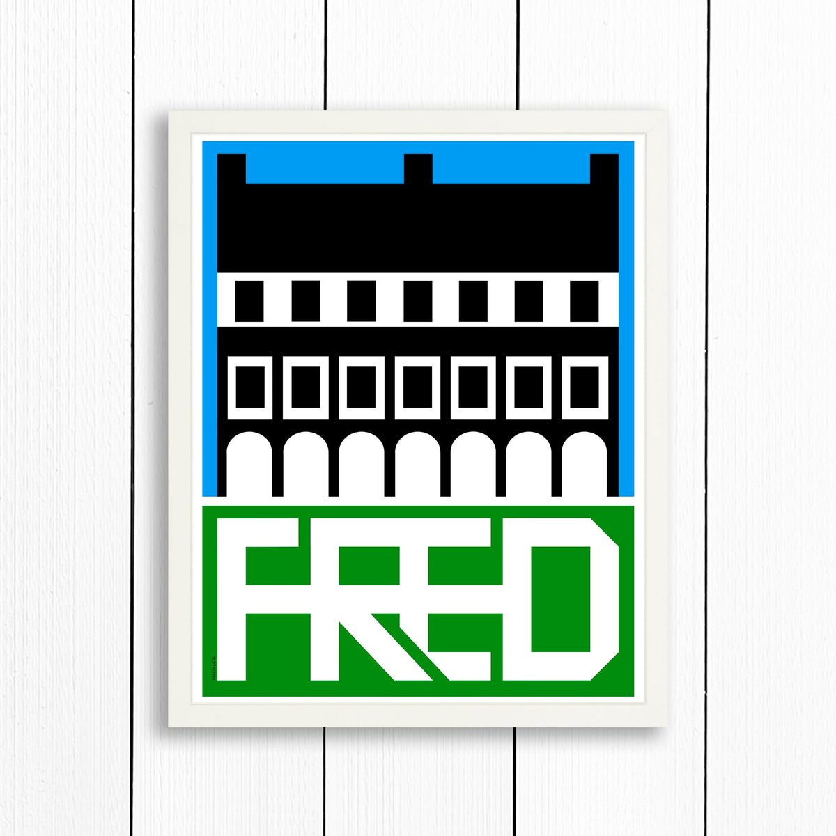 FREDERICTON NB / PRINT COLOR / 16X20 / WHITE Artwork