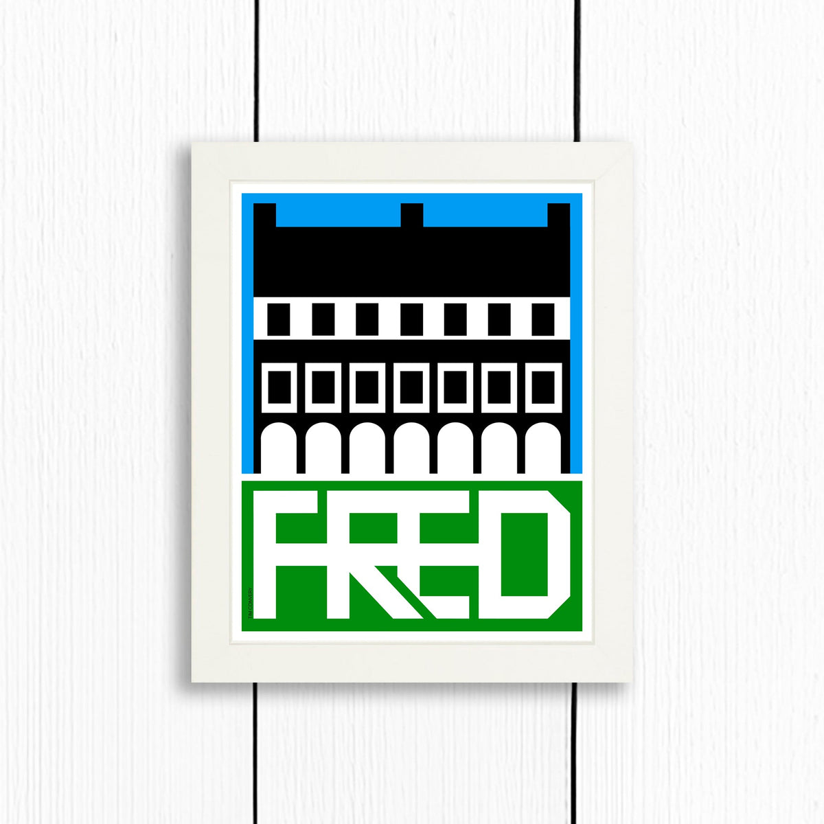 FREDERICTON NB / PRINT COLOR / 8X10 / WHITE Artwork