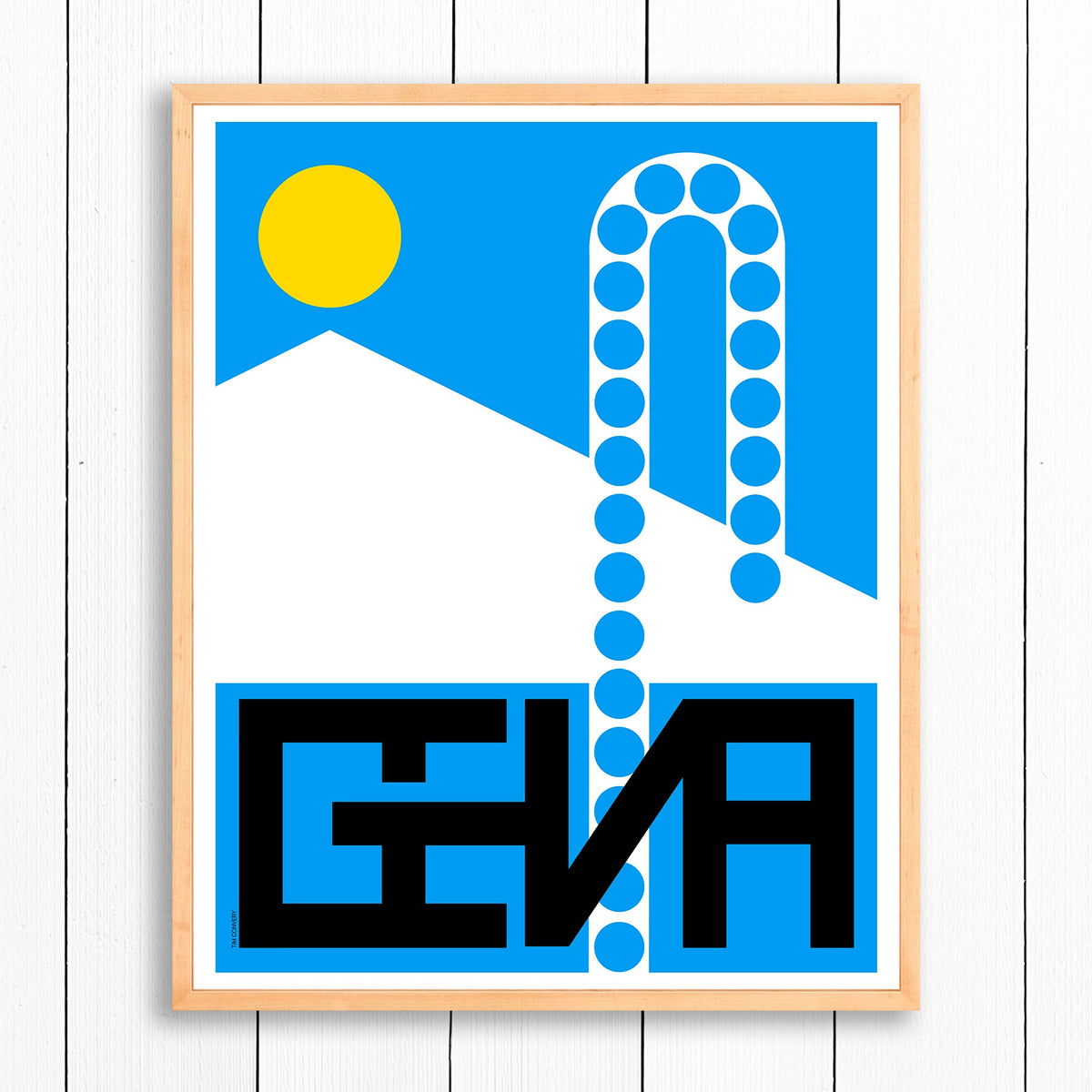 Geneva / Print Color 24X30 Natural Artwork