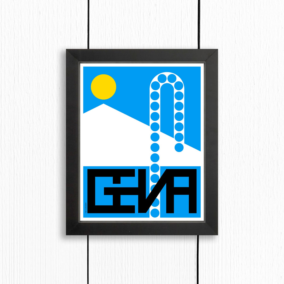 Geneva / Print Color 8X10 Black Artwork