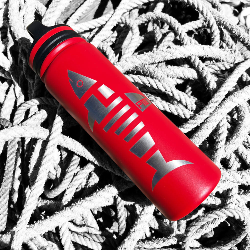 PTOWN / SHARK WATER BOTTLE / RED - Water Bottle