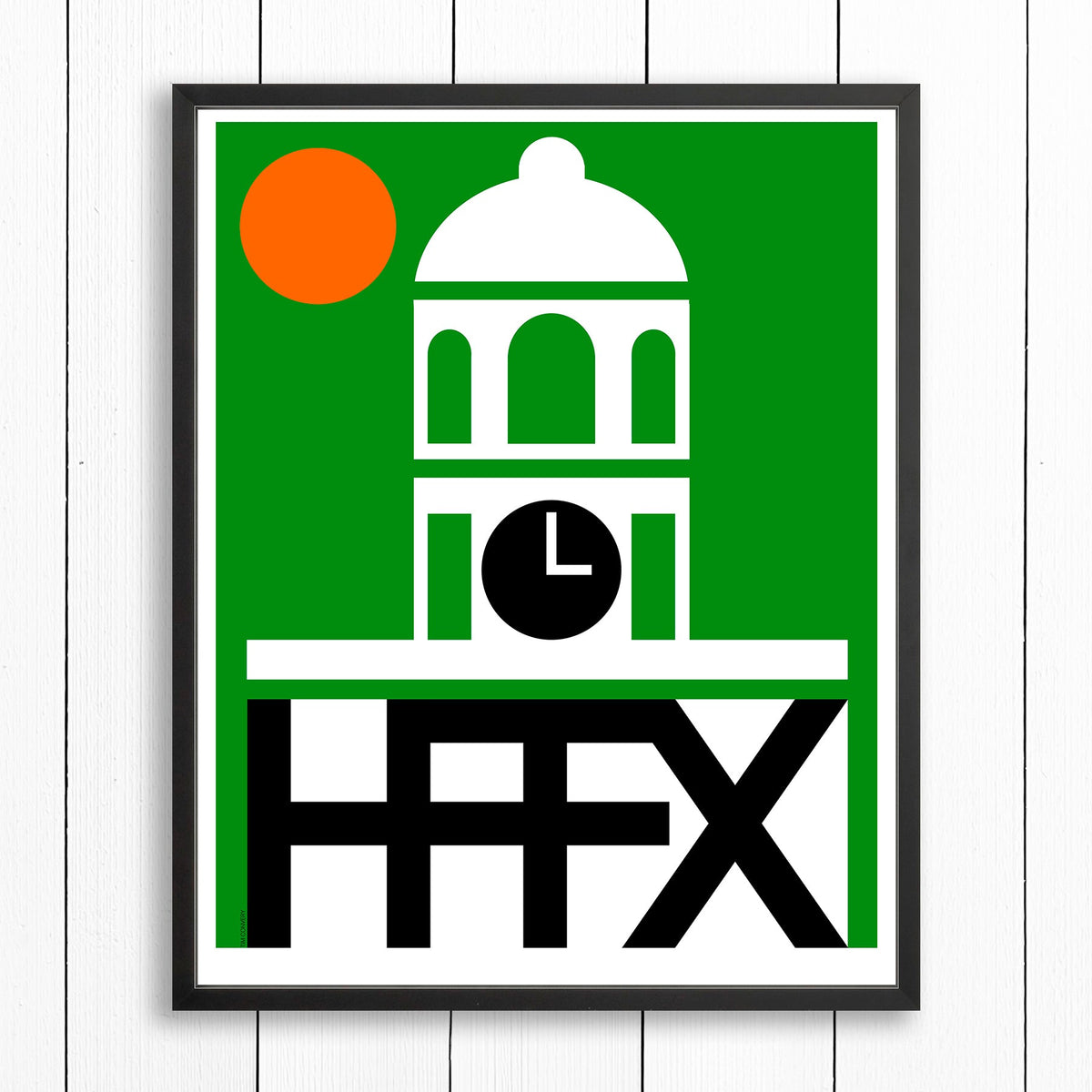 HALIFAX NS / PRINT COLOR / 24X30 / BLACK Artwork