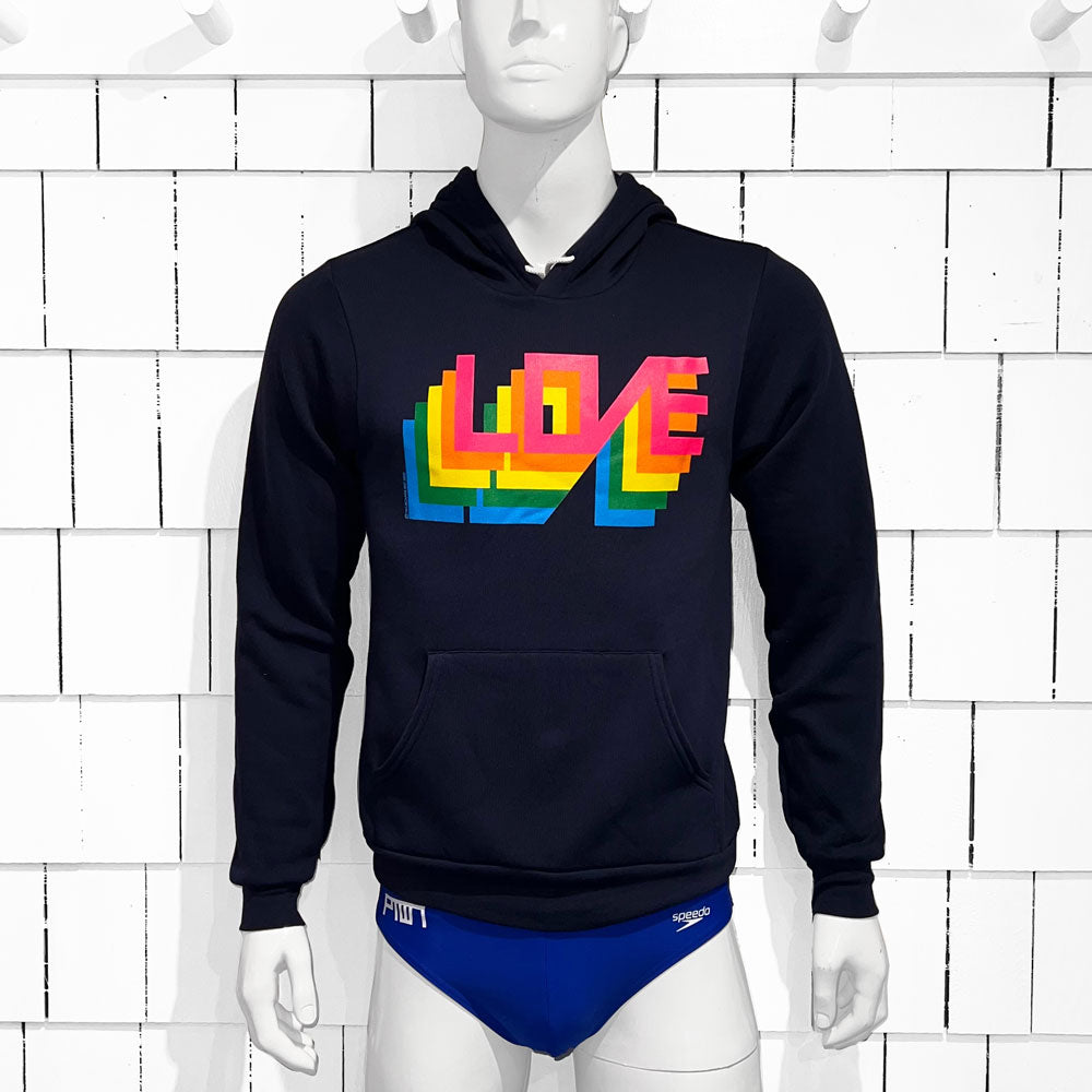 LOVE / HDP / NAVY - Pullover Hoodie