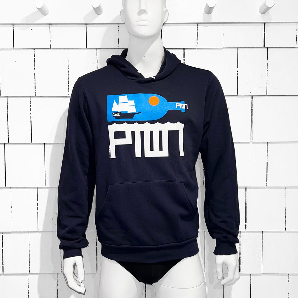PTOWN / BOTTLE / HDP / NAVY - XS - Pullover Hoodie