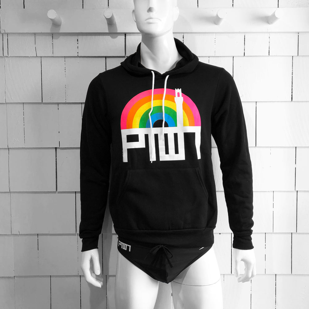 Ptown / Rainbow Hdp Black Xs Pullover Hoodie