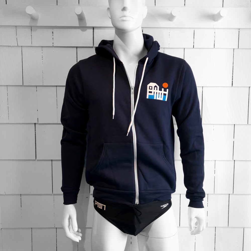 Ptown / Wharf Hdz Navy Xs Zip Hoodie