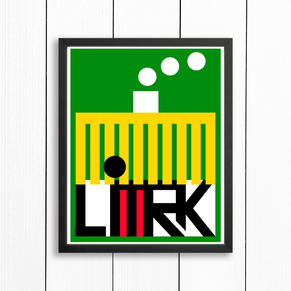 LIMERICK / PRINT COLOR / 16X20 / BLACK Artwork