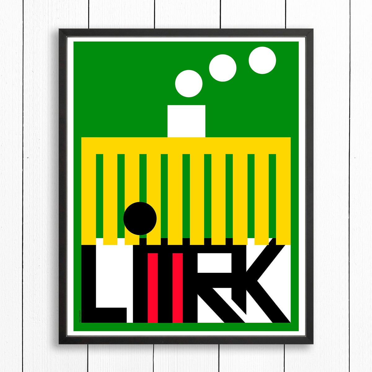 LIMERICK / PRINT COLOR / 24X30 / BLACK Artwork