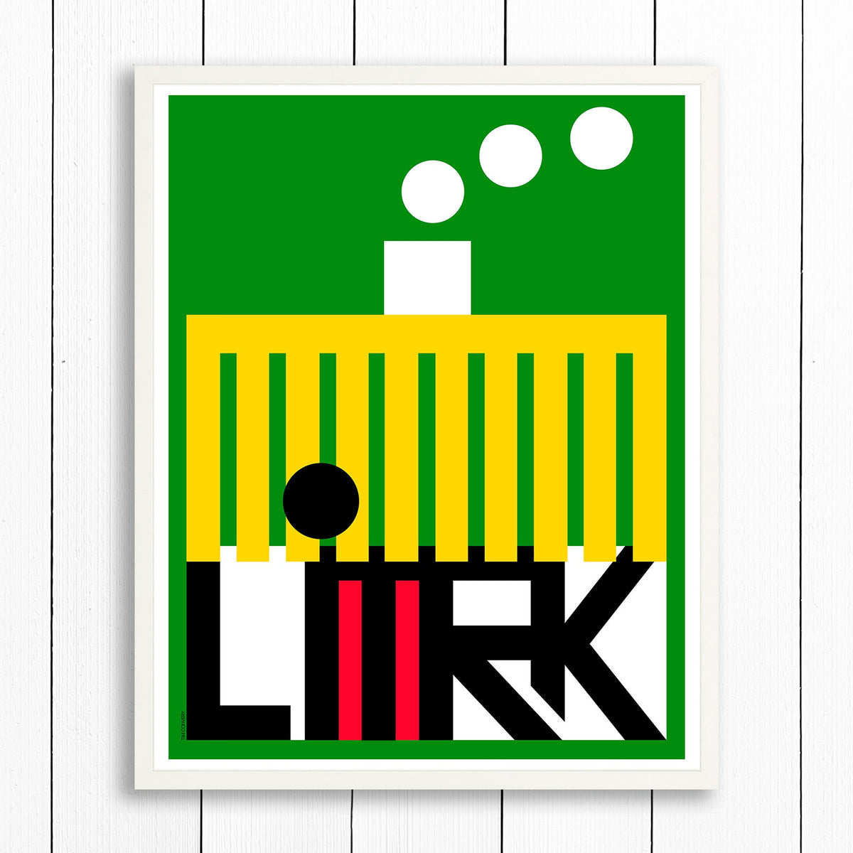 LIMERICK / PRINT COLOR / 24X30 / WHITE Artwork