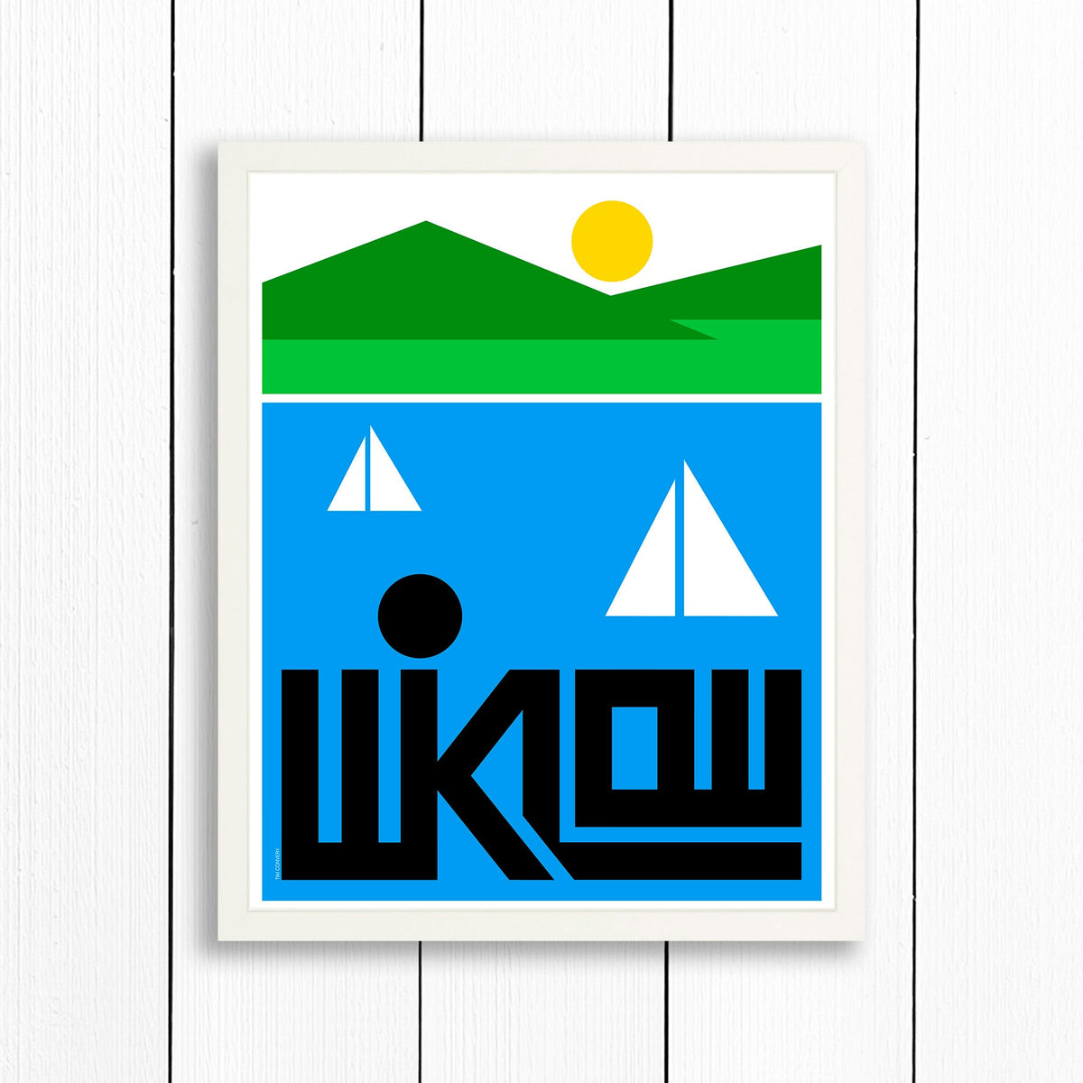 WICKLOW / PRINT COLOR / 16X20 / WHITE Artwork