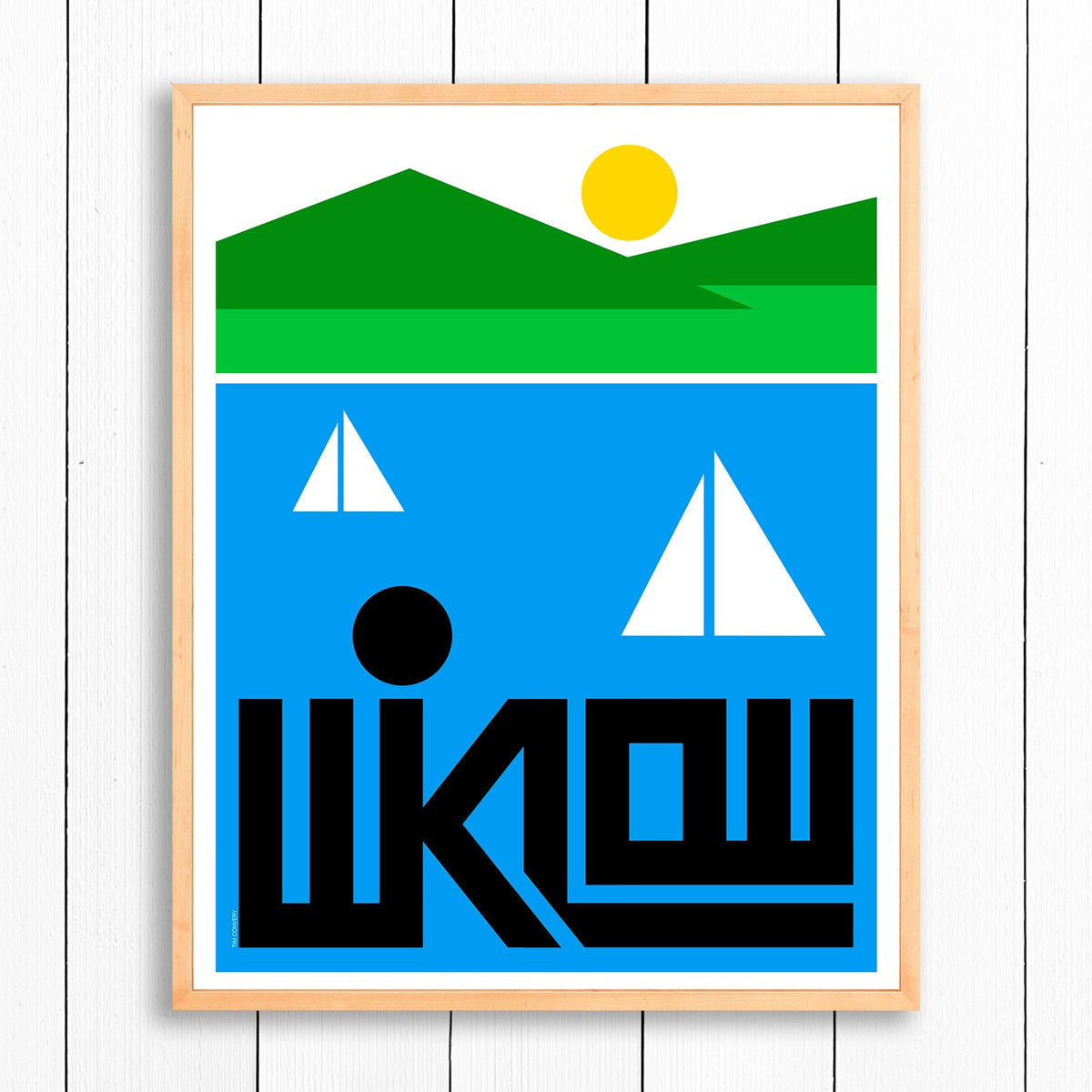 WICKLOW / PRINT COLOR / 24X30 / NATURAL Artwork