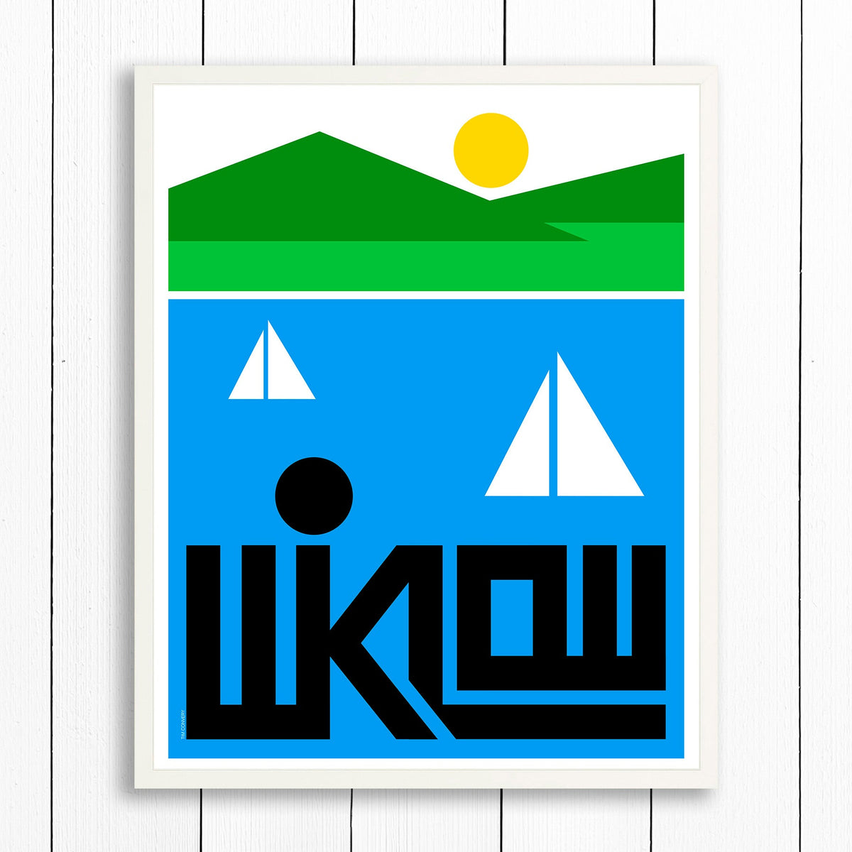 WICKLOW / PRINT COLOR / 24X30 / WHITE Artwork