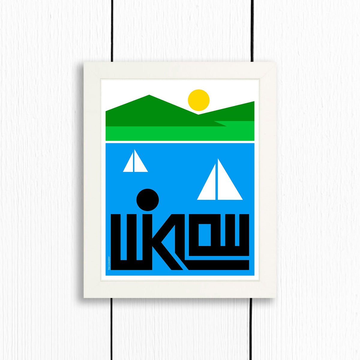 WICKLOW / PRINT COLOR / 8X10 / WHITE Artwork