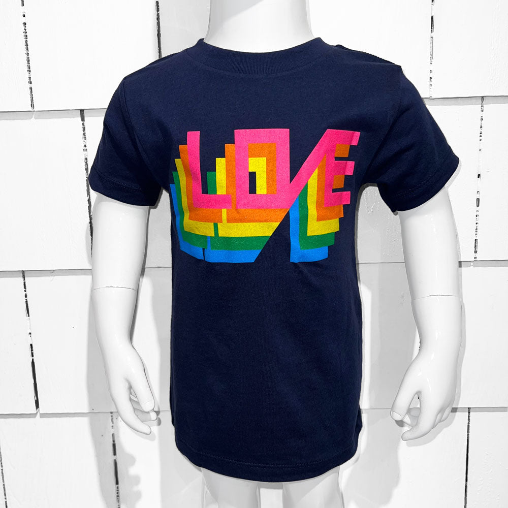 LOVE / KIDS TEE / NAVY - 2T - Kids Apparel