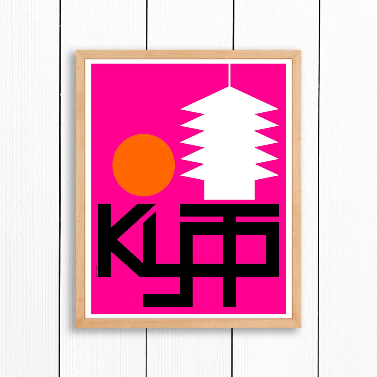 Kyoto / Print Color 16X20 Natural Artwork