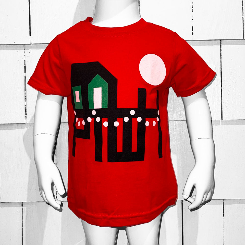 PTOWN / HOLIDAY / KIDS TEE / RED Kids Apparel