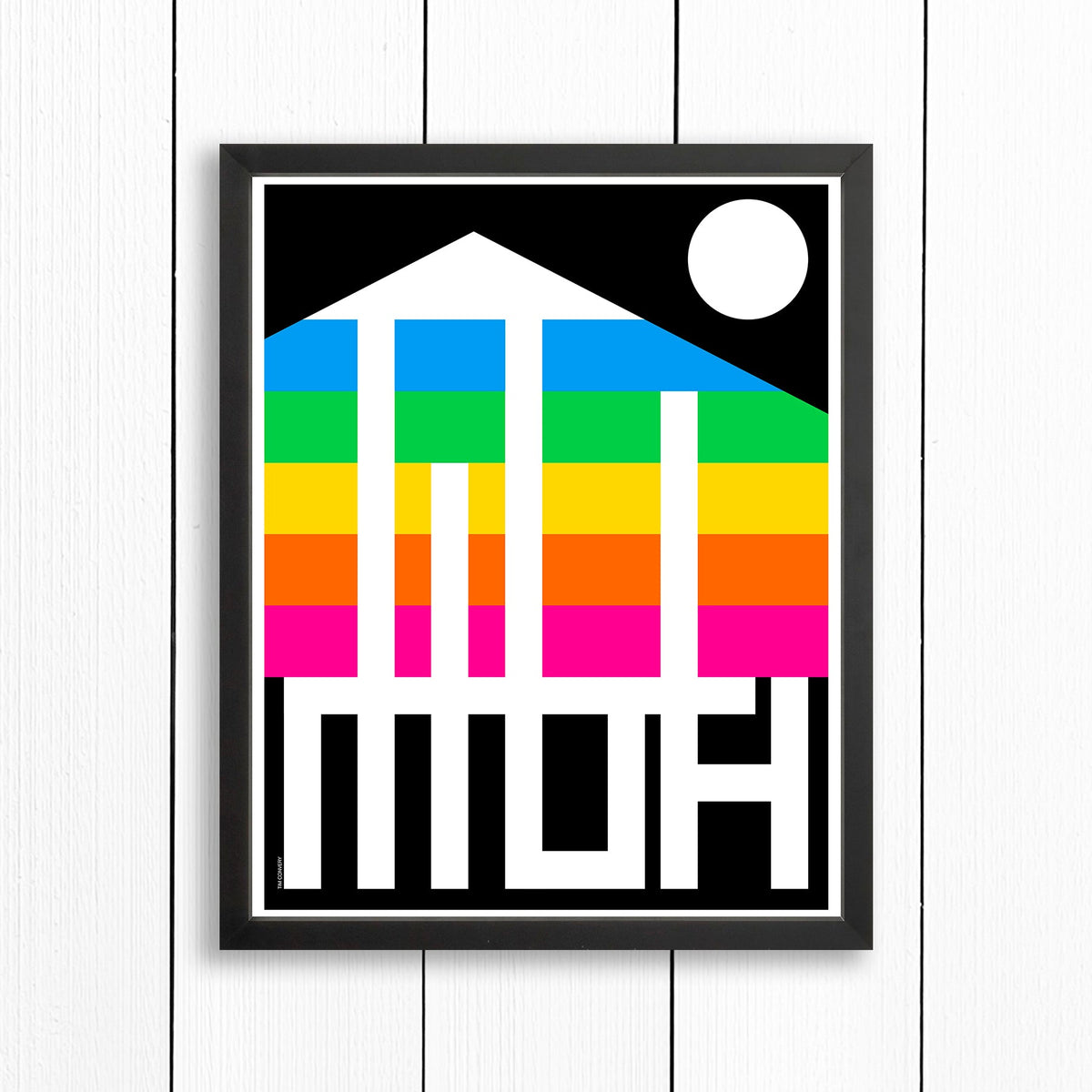 Mammouth / Print Color 16X20 Black Artwork