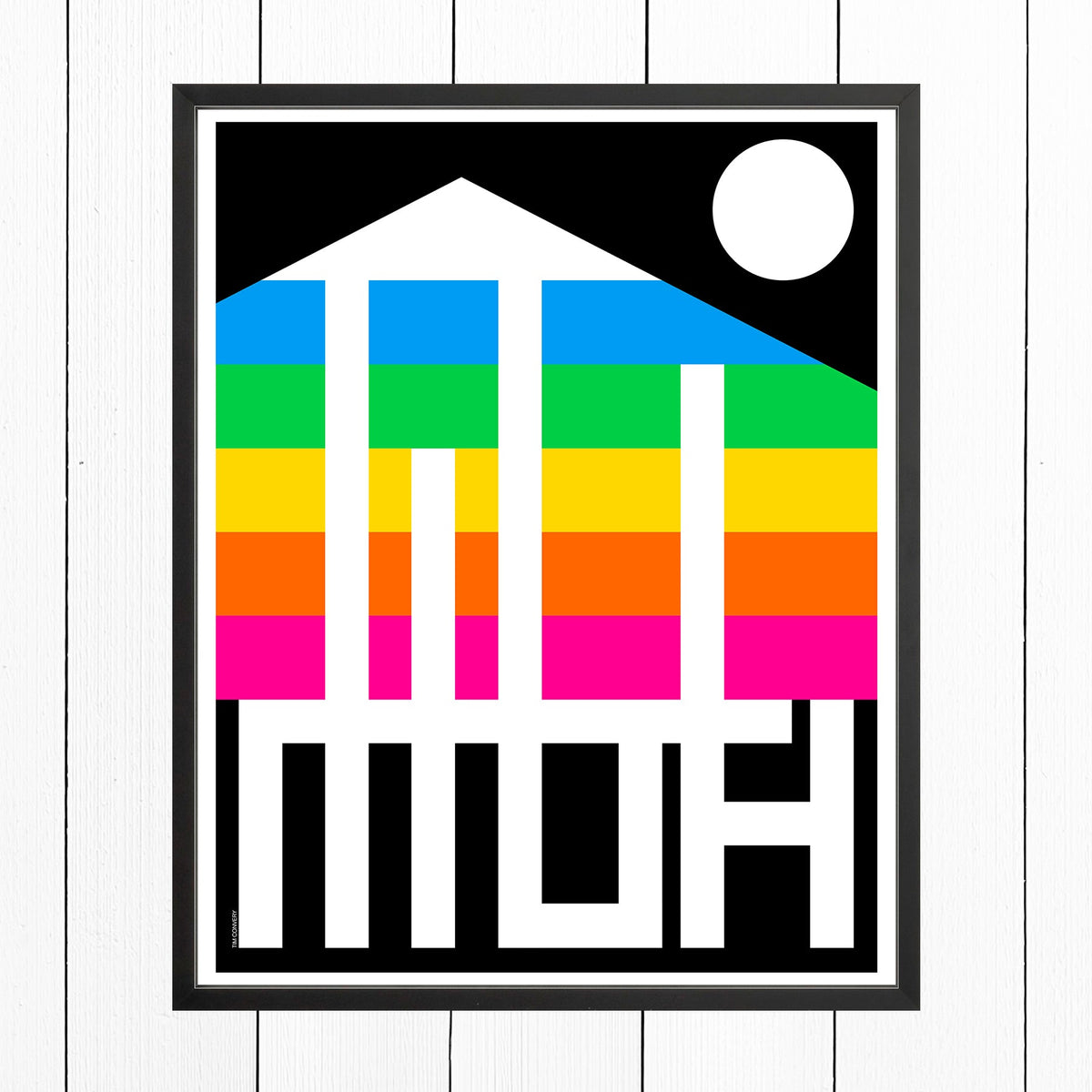 Mammouth / Print Color 24X30 Black Artwork