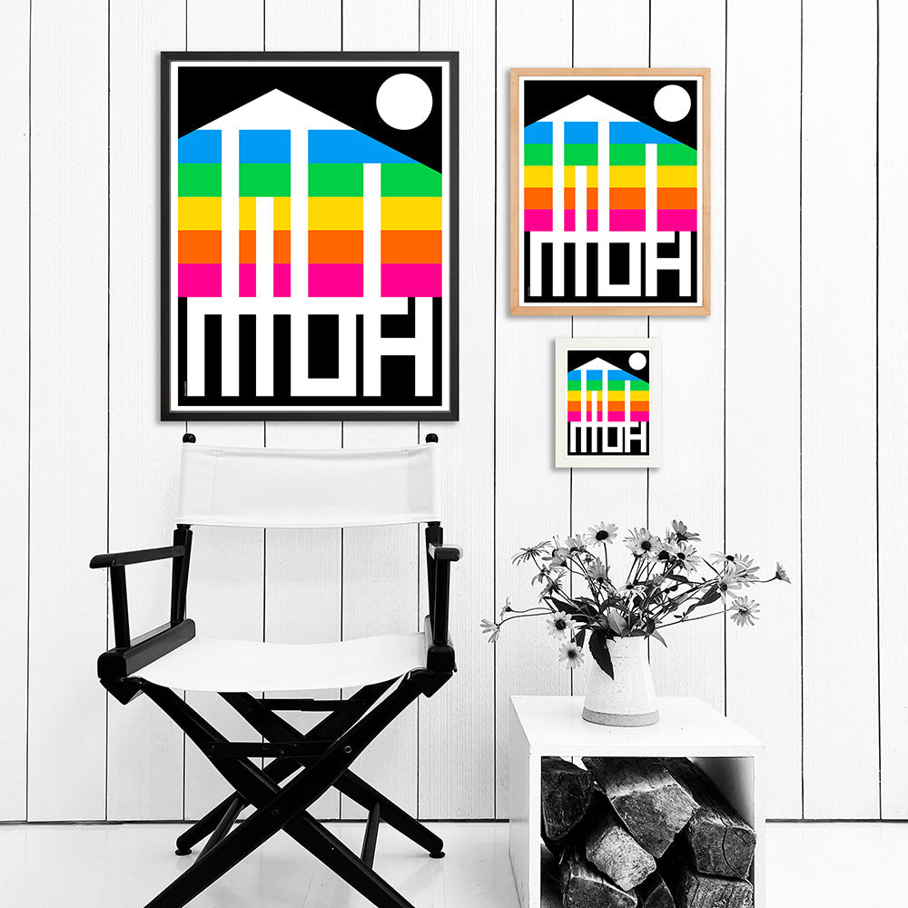 Mammouth / Print Color 24X30 Black Artwork