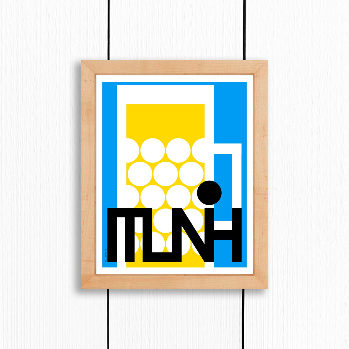 Munich / Print Color 8X10 Natural Artwork