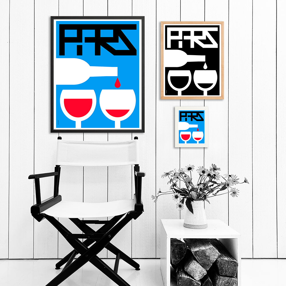 PARIS / WINE / PRINT