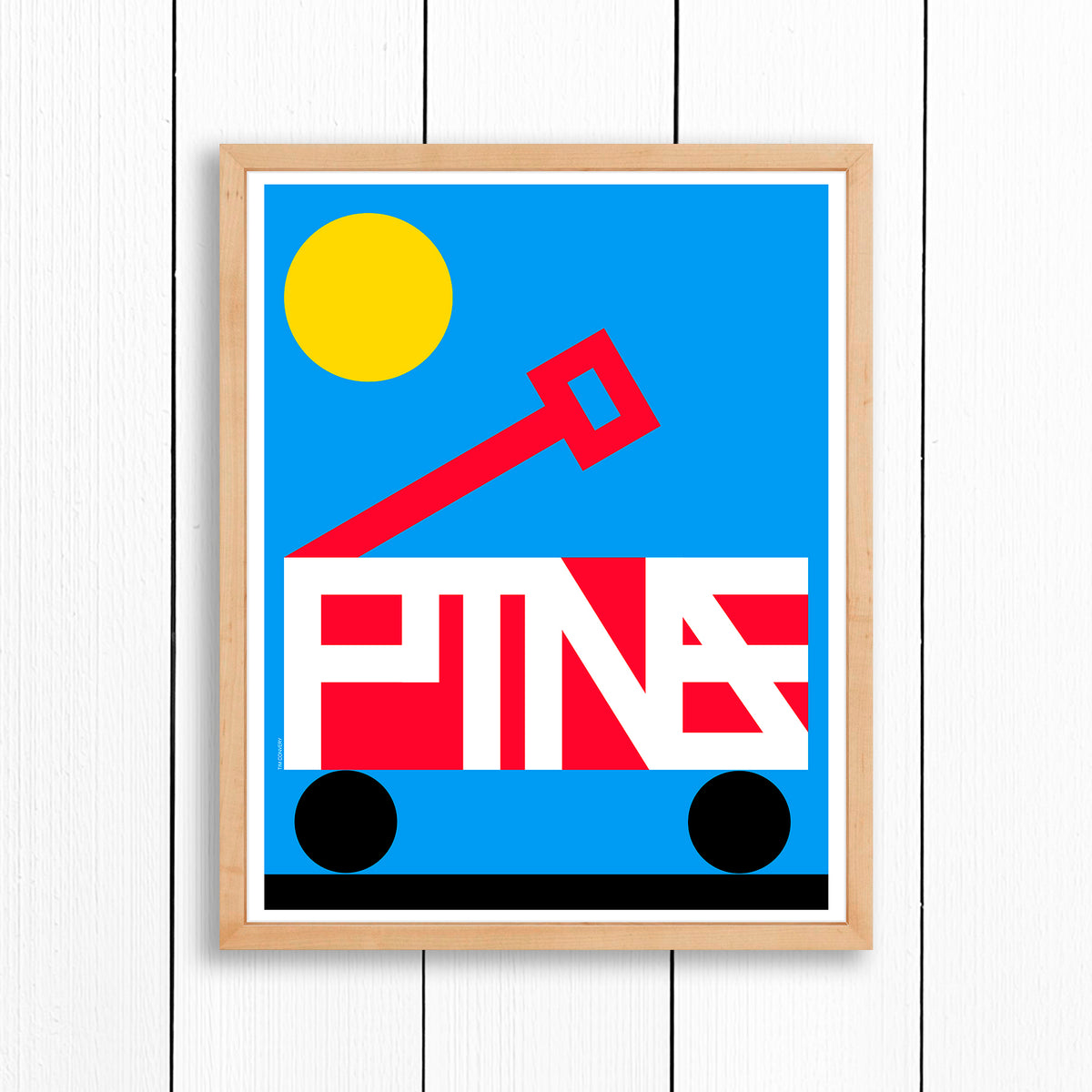 PINES / WAGON / PRINT