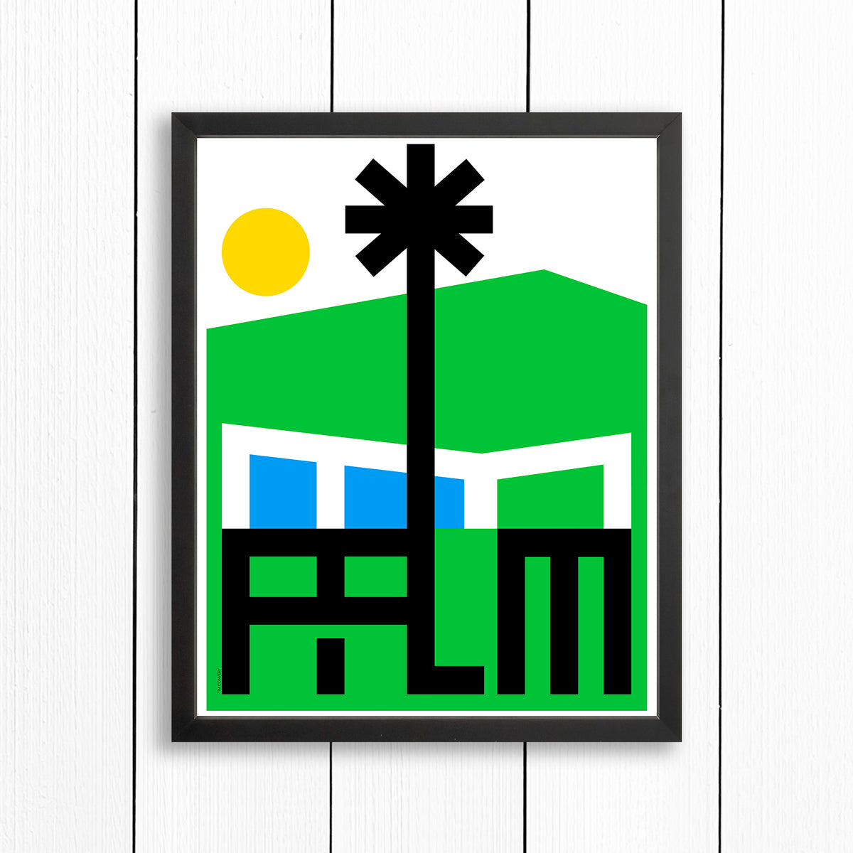 PALM SPRINGS / BUTTERFLY / PRINT