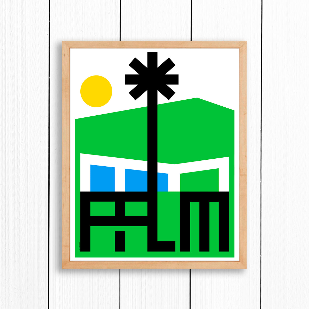 PALM SPRINGS / BUTTERFLY / PRINT