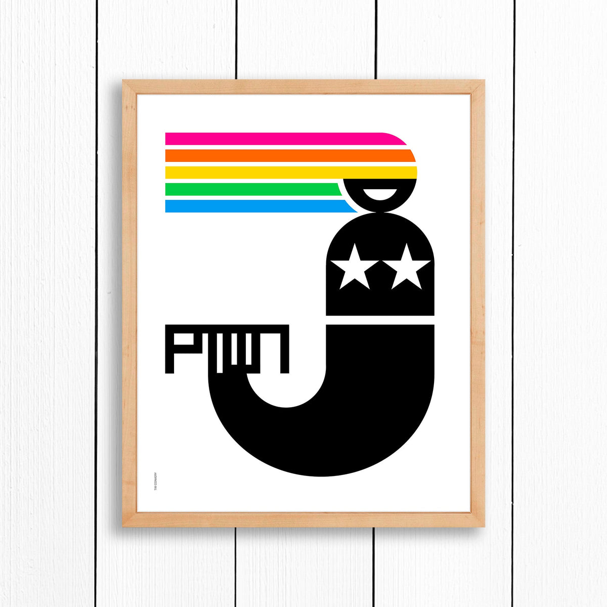 PTOWN / MERMAID RNBW / PRINT - COLOR / 16X20 / NATURAL - Artwork